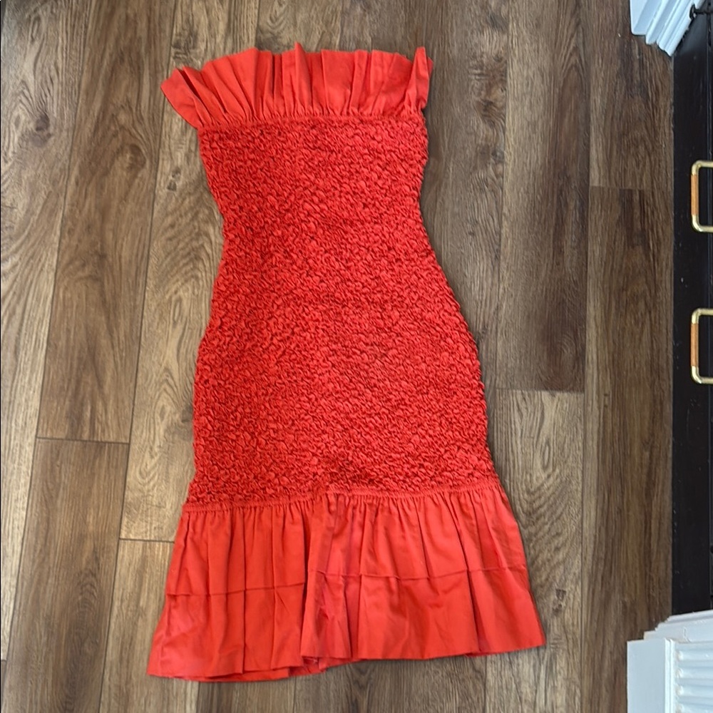 Incredibly Rare Mara Hoffman Red Dress